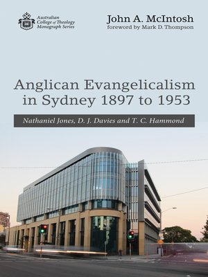 cover image of Anglican Evangelicalism in Sydney 1897 to 1953
